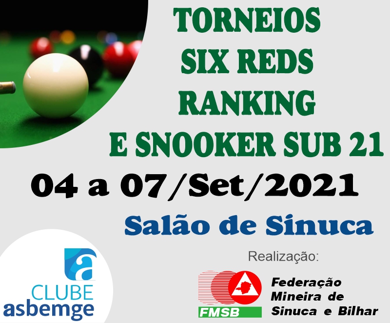 Torneios Six Reds Ranking e Snooker Sub 21