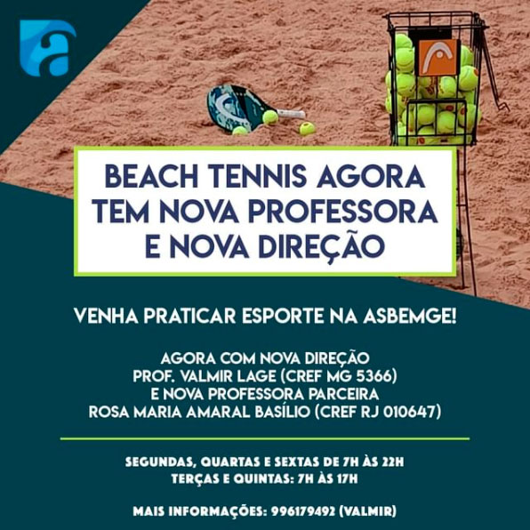 Beach Tennis agora tem nova professora e nova direção