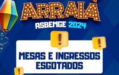 Mesas e ingressos esgotados!