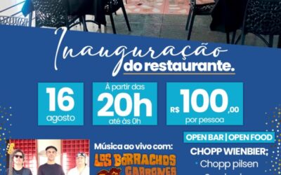 Inauguração do novo Restaurante.