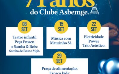 Programação em comemoração Asbemge 71 anos.