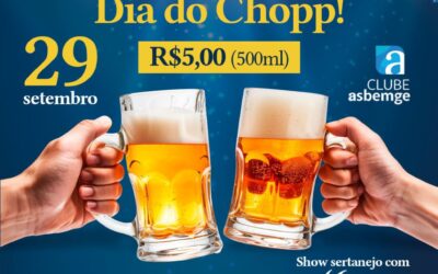 Dia do Chopp, 29/09.